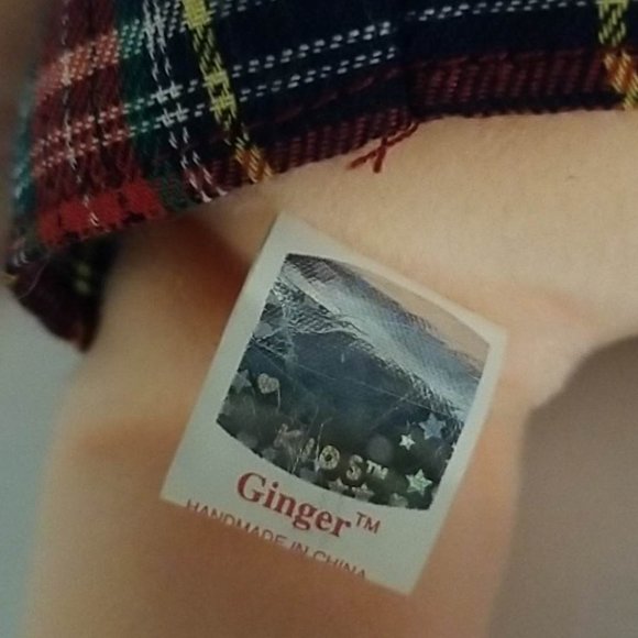 Ty Beanie Kids Date of Birth 06/12/1992 - Ginger - Picture 5 of 5